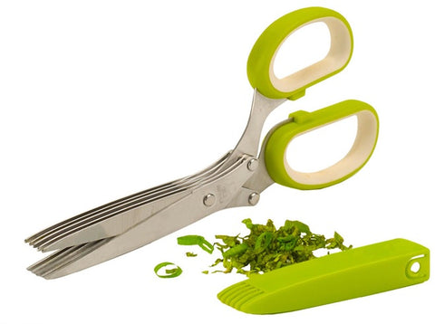 Scissors Five Blade for Herbs and Kitchen use - Leena Spices